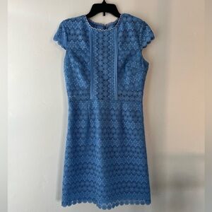 3/15$ Blue Lace Dress L